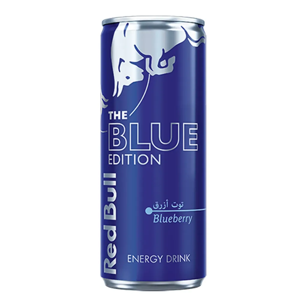 REDBULL THE BLUE EDITION BLUEBERRY 250 ML - ريدبول نكهة التوت الازرق250  مل