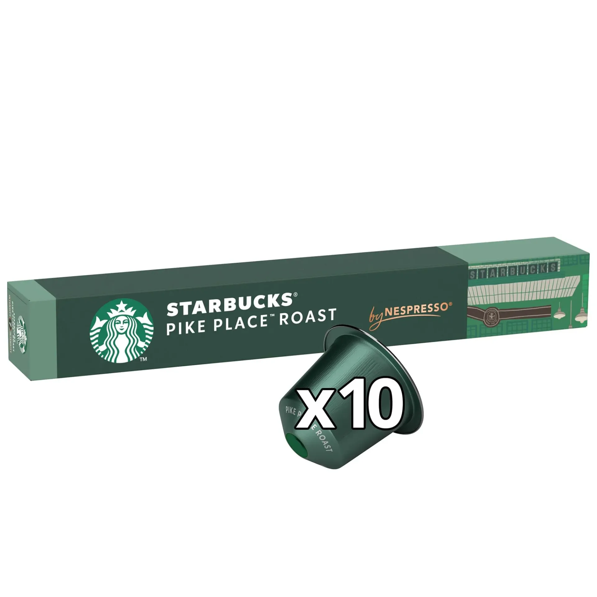 STARBUCKS PIKE PLACE ROAST 12*52g - ستاربكس بايك بلاس روست قهوة 12*52جم