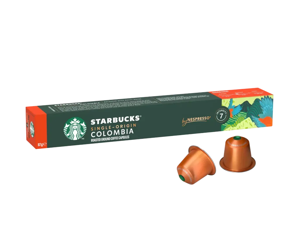 STARBUCKS SINGLE ORIGIN COLOMBIA 57g - ستاربكس كبسولات سينجل اورجين كولومبيا 57جم