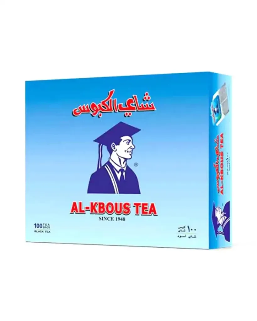 AL KBOUS BLACK TEA BAGS 100 PCS - شاى الكبوس اسود خيط 100ظرف