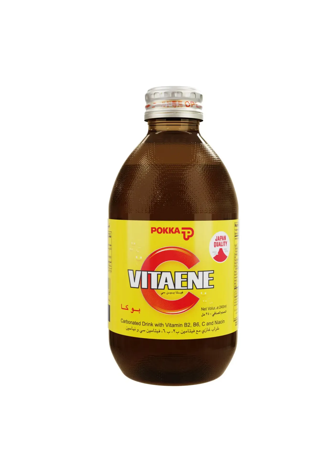 VITAENE C POKKA 240ML - شراب غازي مع فيتامين سي بوكا 240ML