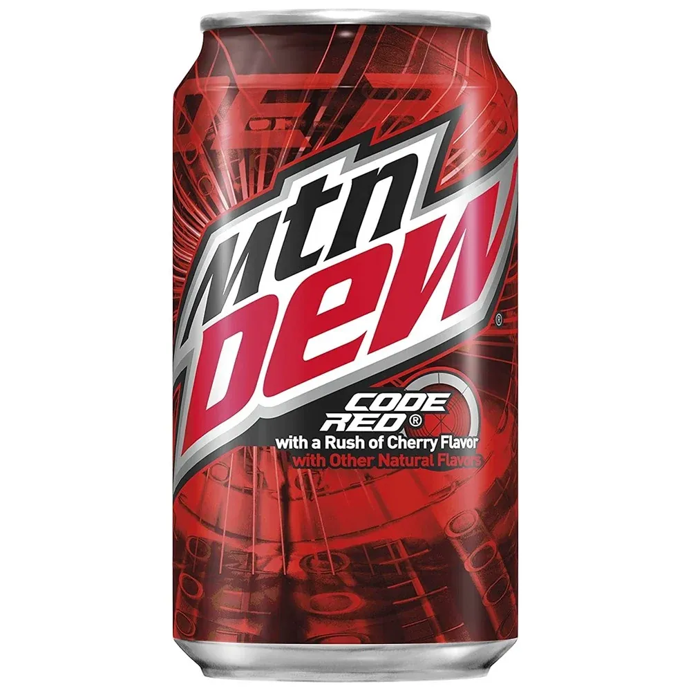 MTN DEW USA CODE RED 12*355ML - شراب مونتن ديو امريكي كود ريد 355مل