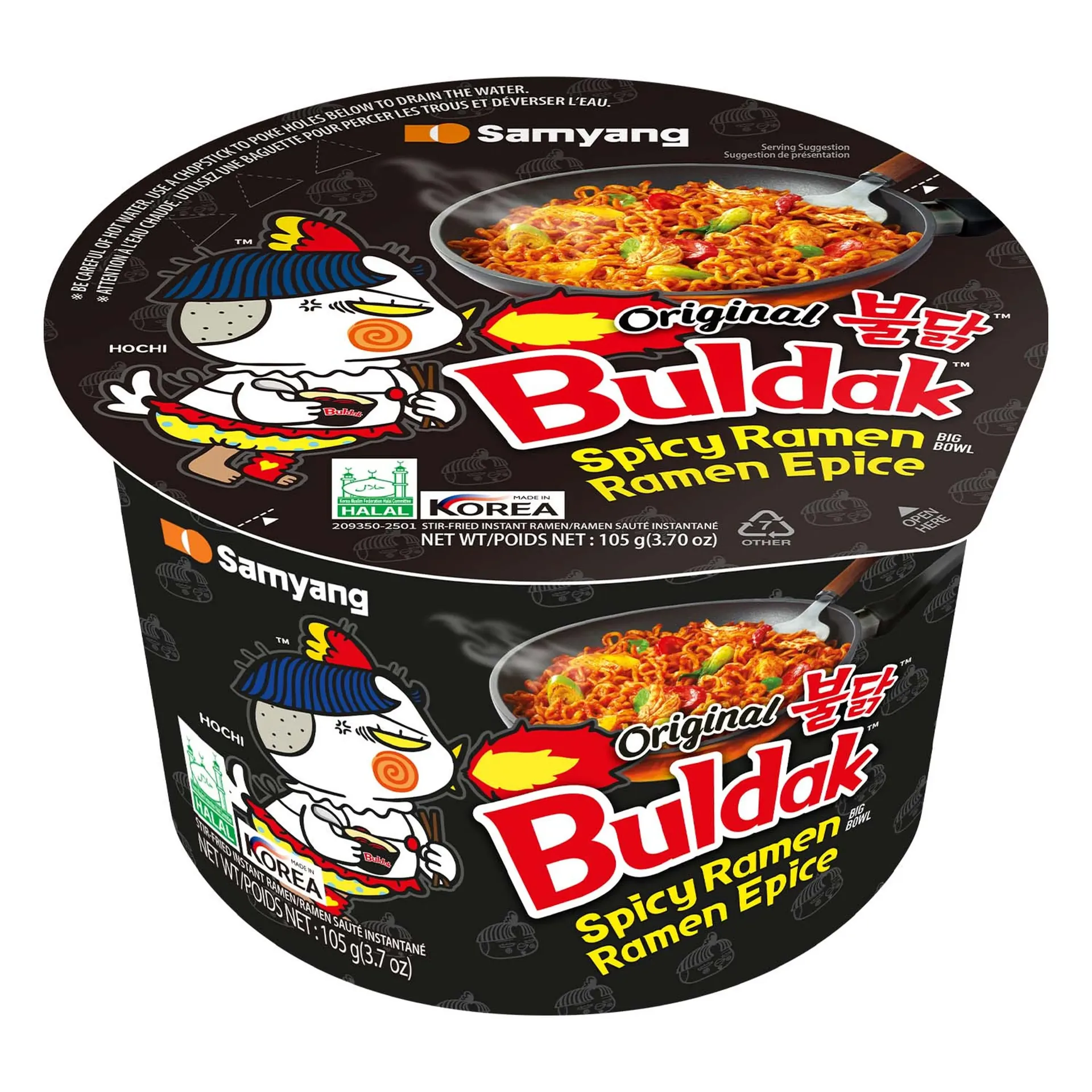 NOODLES SAMYANG HOT CHICKEN 105G - شعيرية ساميانج الدجاج الحار 105جم