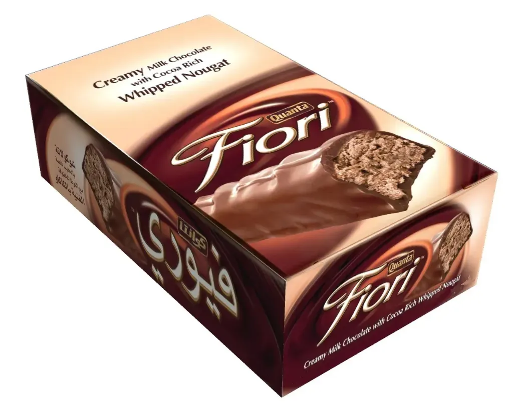 QUANTA FIORI BARS 24*12*28G - شوكولاتة كوانتا فيوري 28ج