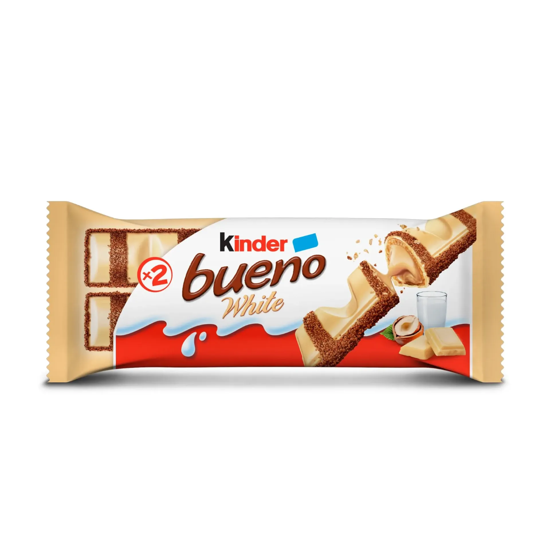 KINDER BUENO WHITE 39G - شوكولاتة كينتر بيونو ابيض 39جم