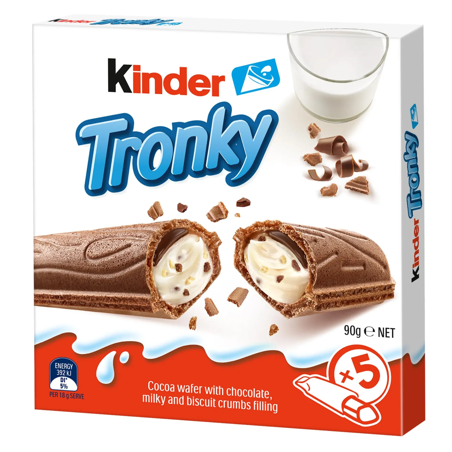 KINDER TRONKY 5PACK 90G - شوكولاتة كينتر كاندي 5باك 90ج