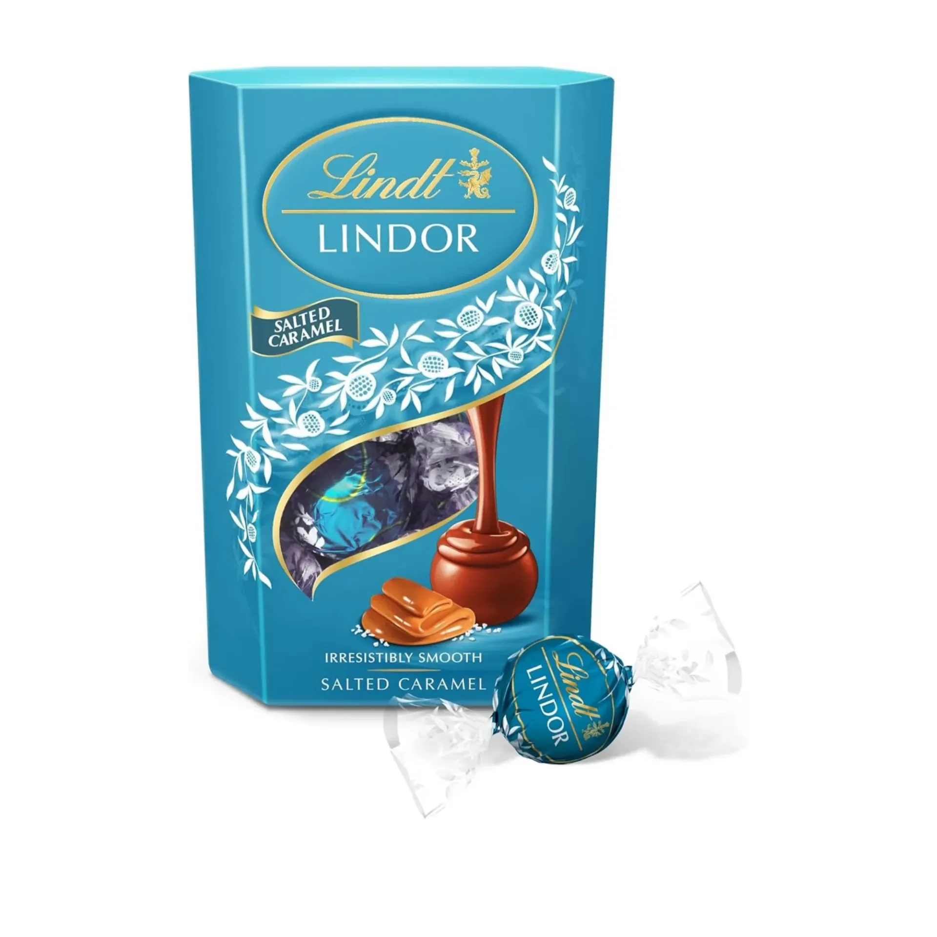 LINDET LINDOR SALTED CARAMEL 200G - شوكولاتة ليندور بالكراميل المالح 200جم