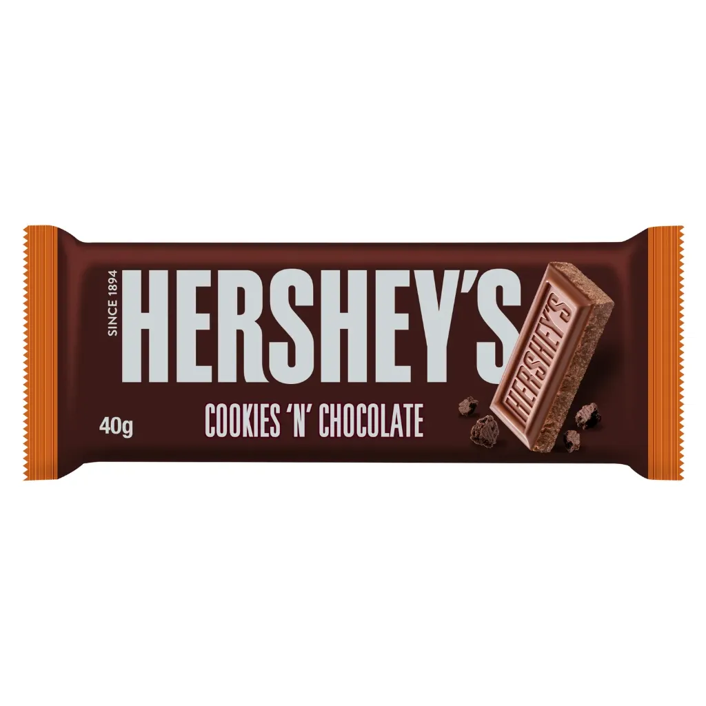 HERSHEYS BAR COOKIES & CHOCOLATE 40G - شوكولاته هيرشيس ، كوكيس 40ج