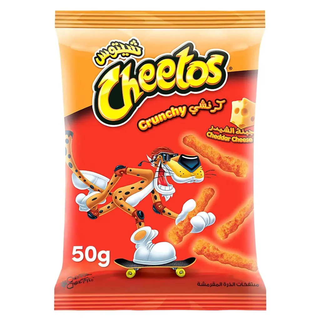 CHEETOS CRUNCHY CHEESE 50G - شيتوس كرانشى بالجبنة 50ج