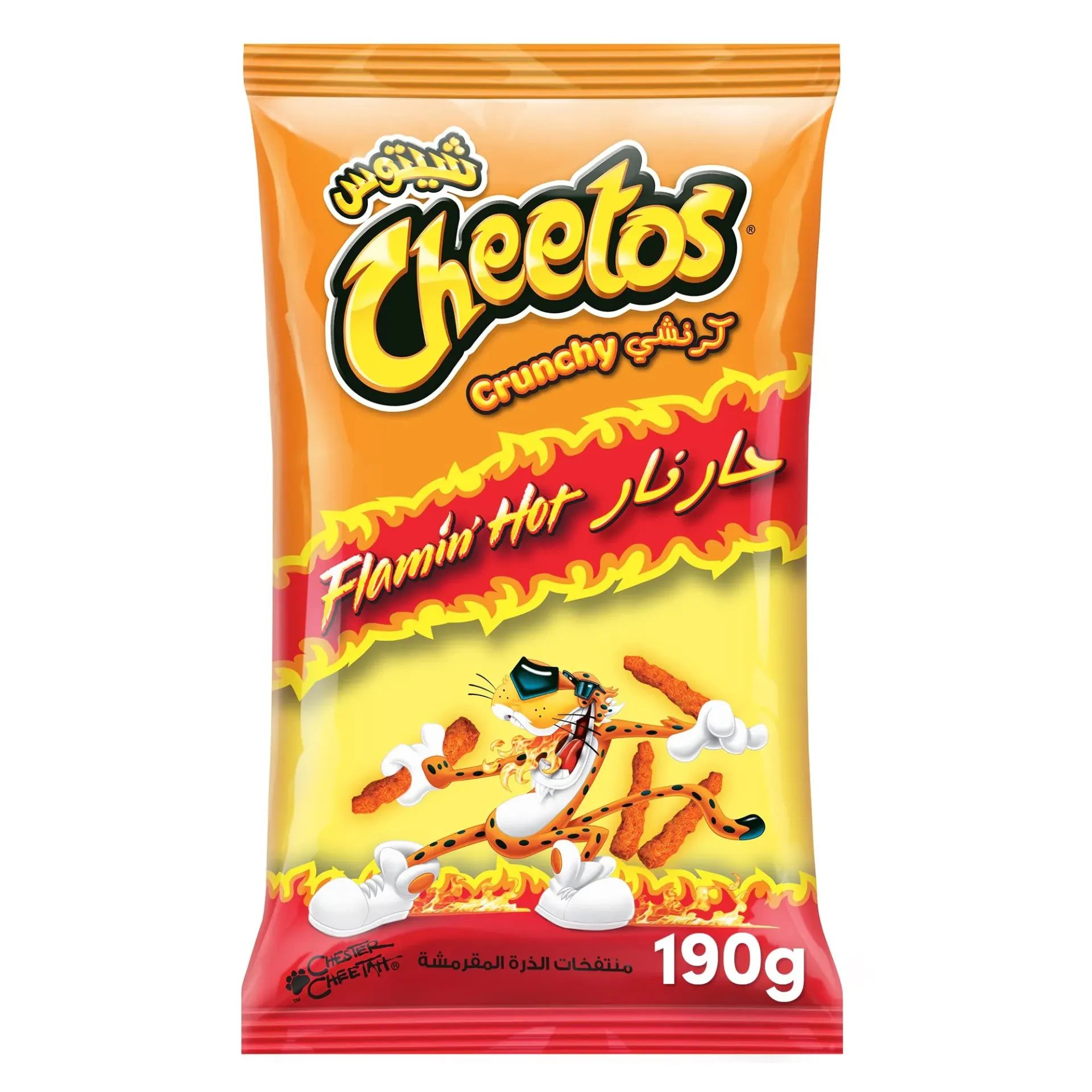 CHEETOS FLAMIN HOT 190 G - شيتوس كرانشى حار نار190ج