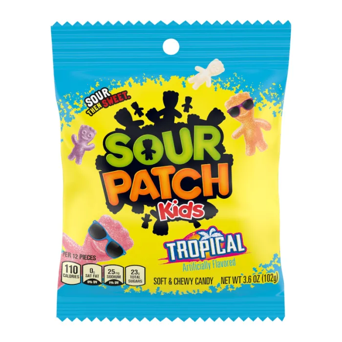 SOUR PATCH KIDS tropical 102G - سور باتش كيدز التروبيكال 102جرام