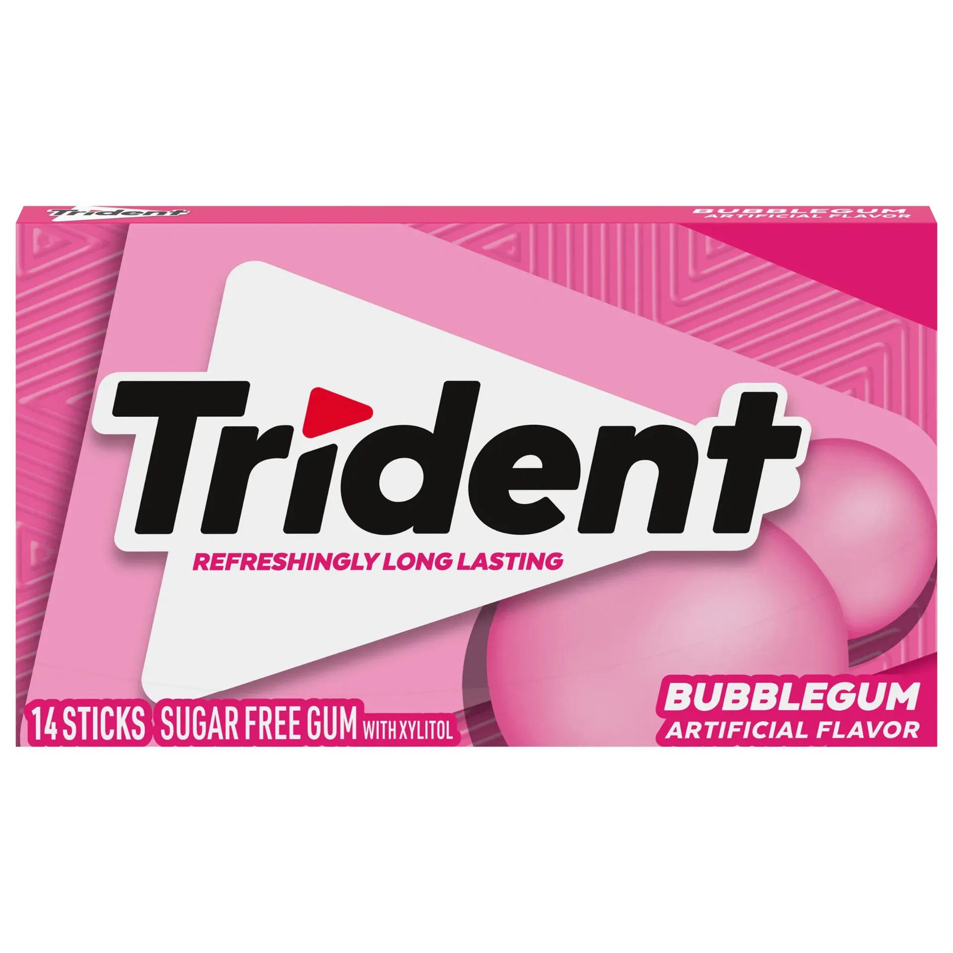 TRIDENT BUBBLEGUM 14 STICKS - علك ترايدنت 14 ستيكس
