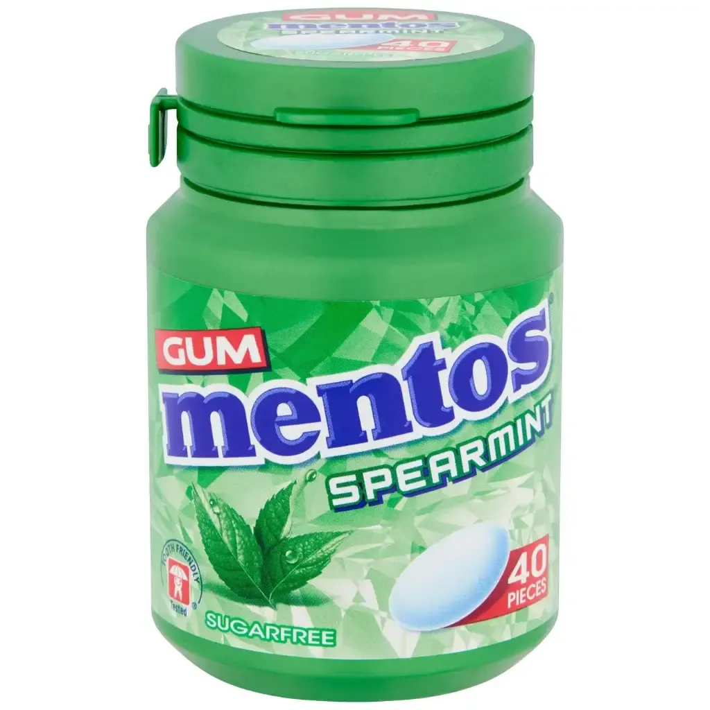MENTOS SPEARMINT GUM 56G - علك منتوس سبيرمنت 56ج