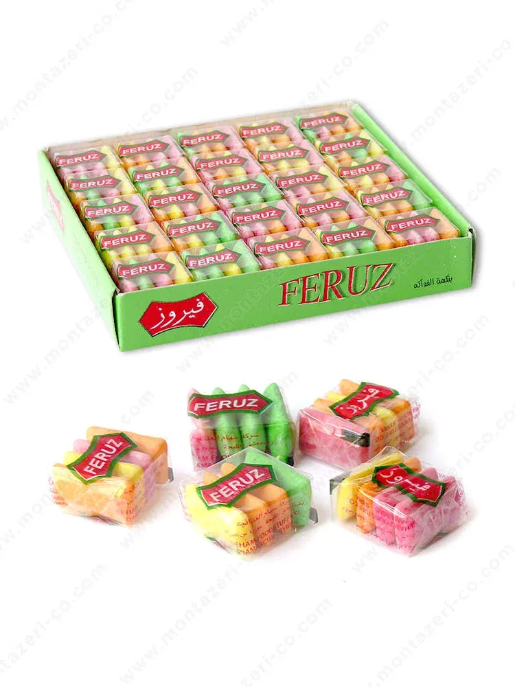 FERUZ TUTTI GUM ASTD - علكة فيروز 50حبة