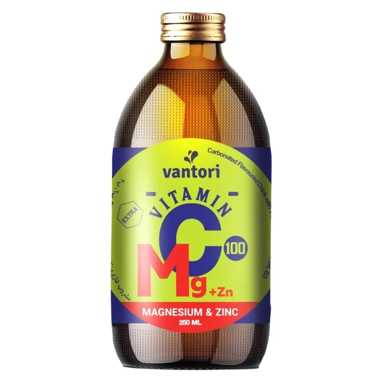 VANTORY MAGNESIUM & ZINKC 250 ML - فانتورى مشروب ماغنيسيوم وزنك 250 مل