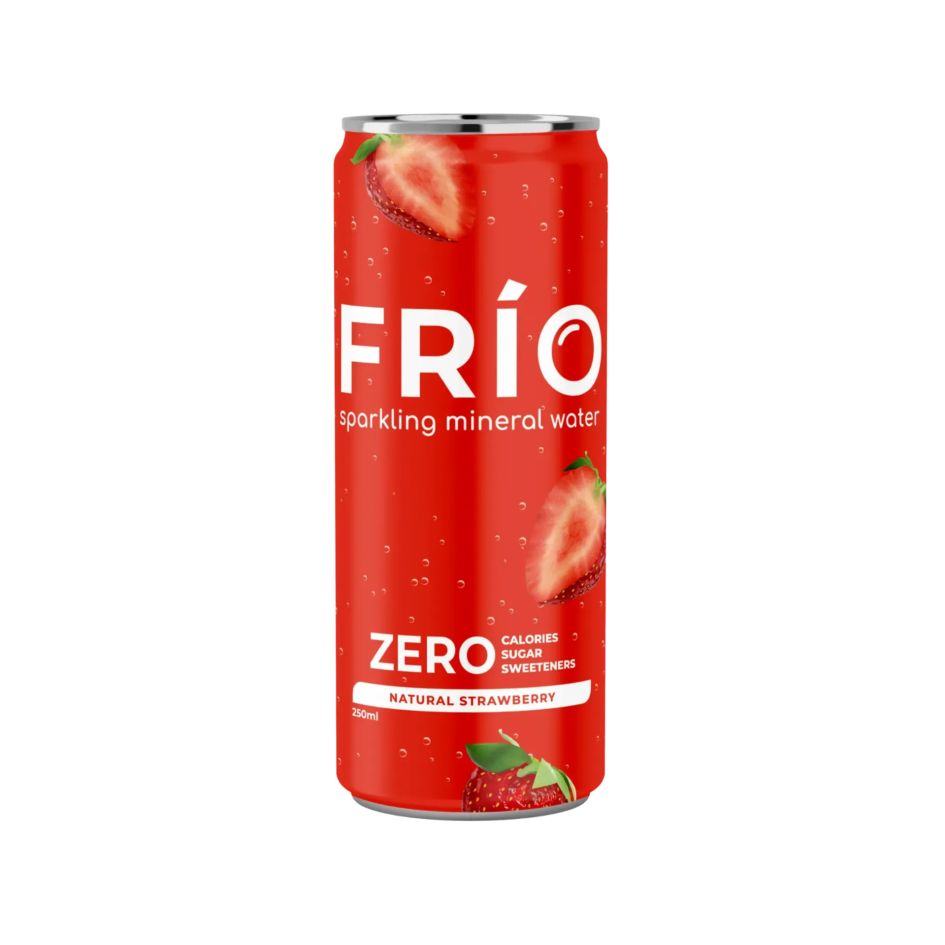 FRIO SPARKLING WATER STRAWBERRY 250 ML - فريو مياه فوارة بالفراولة 250 مل