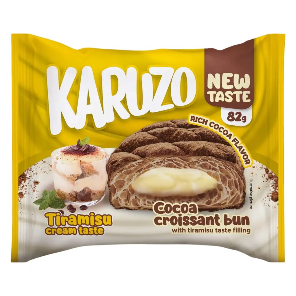 KARUZO CROISSANT TIRAMISU 82G - كاروزو كرواسون تيراميسو 82 جم