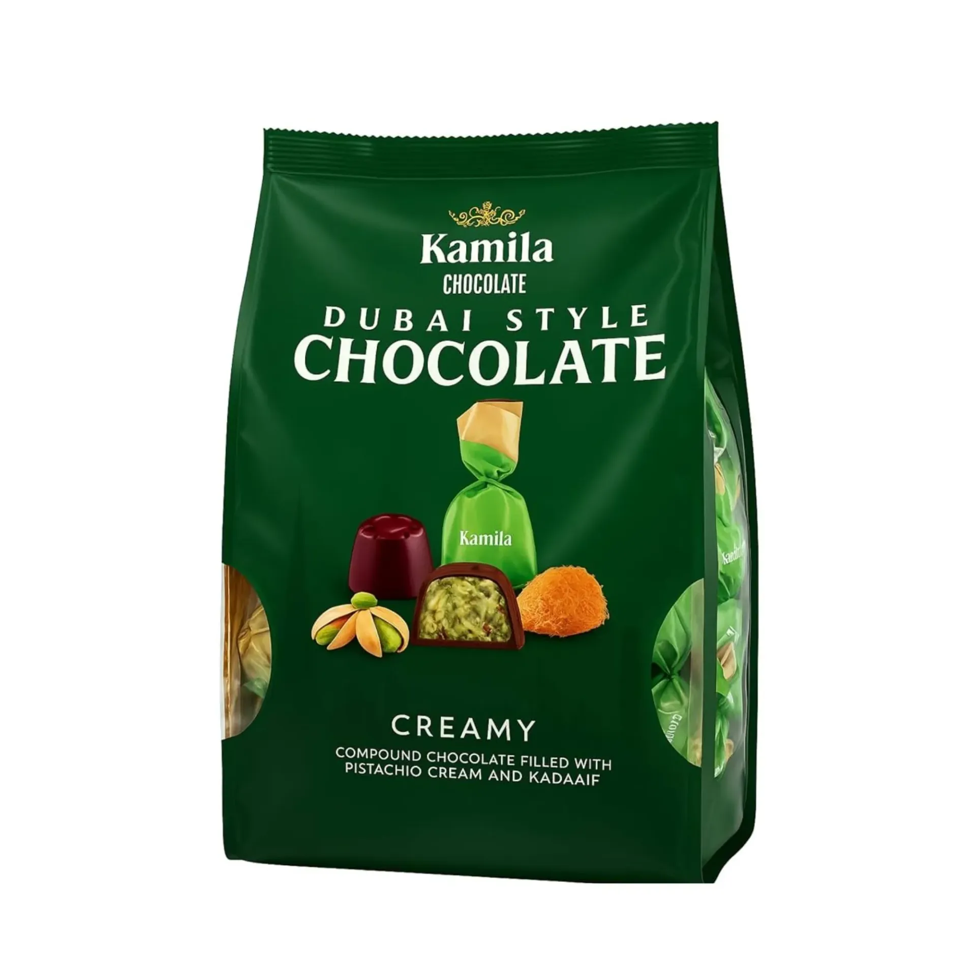 KAMILA DUBAI STYLE CHOCOLATE 650 G - كاميلا شوكولاتة دبى ستايل 650  جم