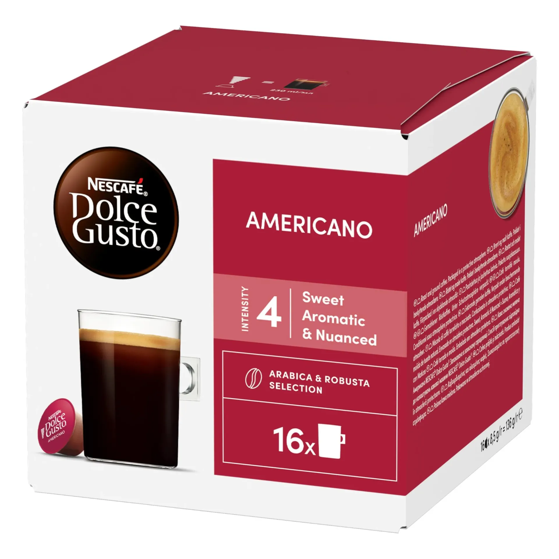Dulce AMREICANO Capsules 128G - كبسولات دولسي امريكانو 128جم