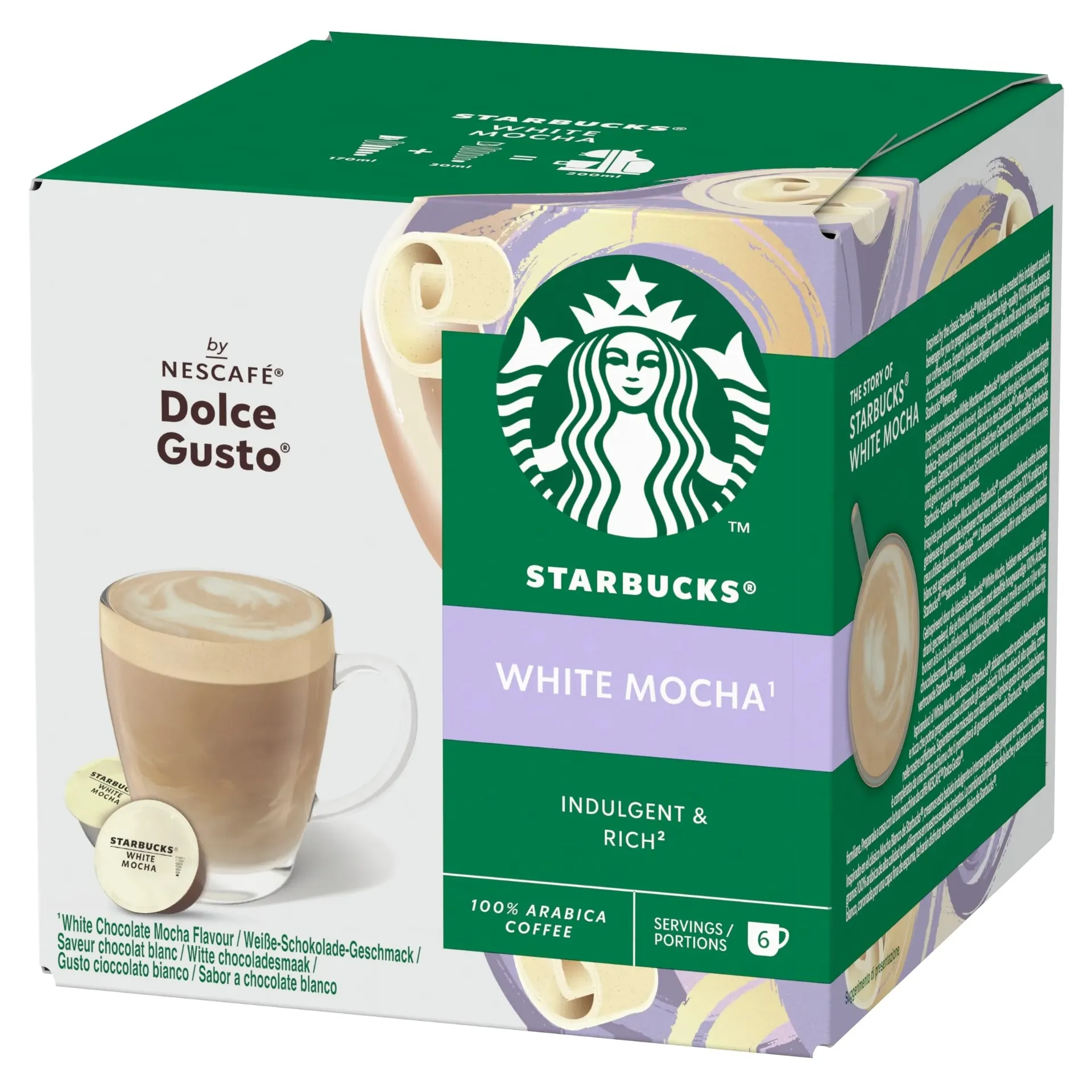 STARBUCKS WHITE MOCHA 123G - كبسولات ستاربكس وايت موكا 123جم