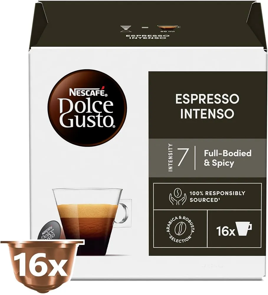 NESCAFE DG ESPRESSO INTENSO 3*88G - كبسولات قهوة دولسي ايسبرسو انتنسو 3*88جم