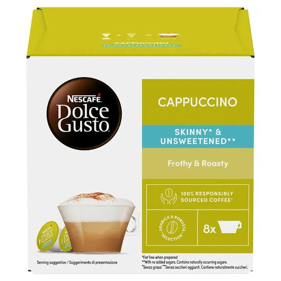 NESCAFE CAPSULES CAPPUCCINO FROTHY&ROASTY - كبسولات نسكافية كابوتشينو فروتى وروستى