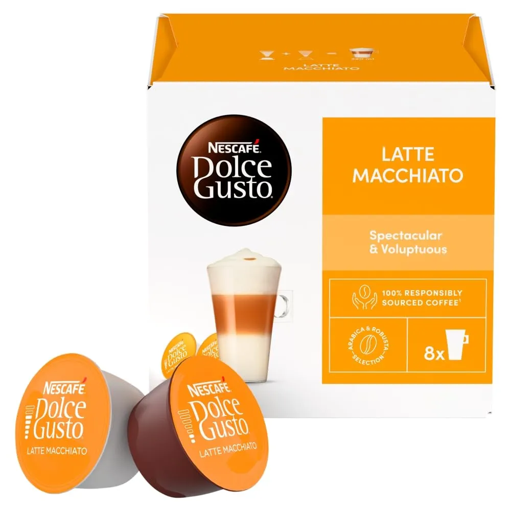 NESCAFE CAPSULES LATTE MACCHIATO - كبسولات نسكافية لاتية ماشياتو