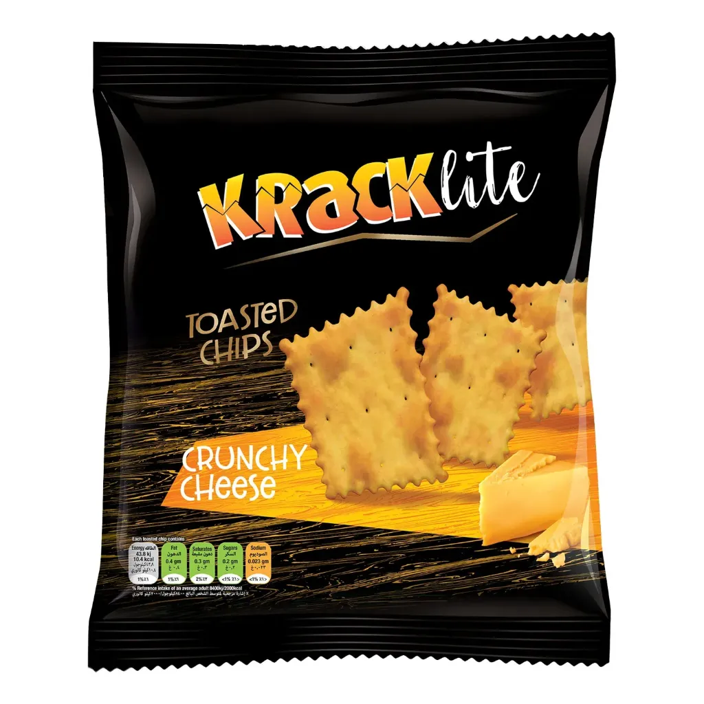 CRACK LITE TOASTED CHIPS CHEESE 26 G - كراك لايت رقائق محمصة بالجبنة 26 جم