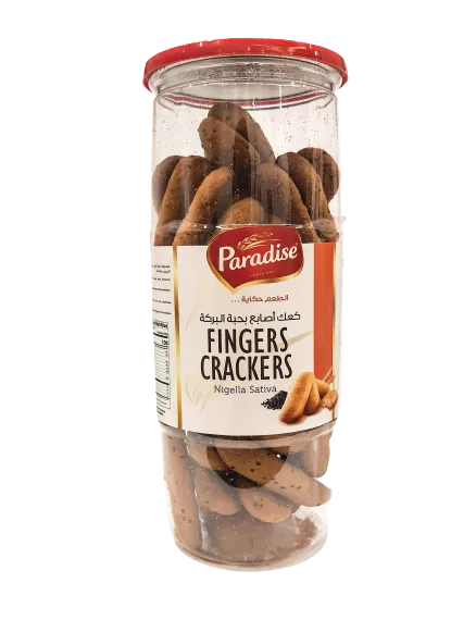 BASRAWI CRACKERS STICKS NIGELLA FLAVOR 350 G - كعك بصراوى أصابع حبة البركة 350 جم