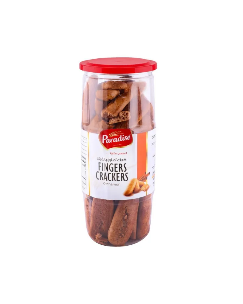 BASRAWI CRACKERS FINGERS CINNAMON 350 G - كعك بصراوى أصابع قرفة 350 جم