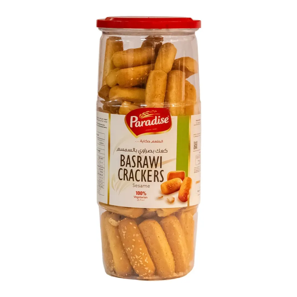 BASRAWI CRACKERS SESAME 375 G - كعك بصراوى بالسمسم 375جم