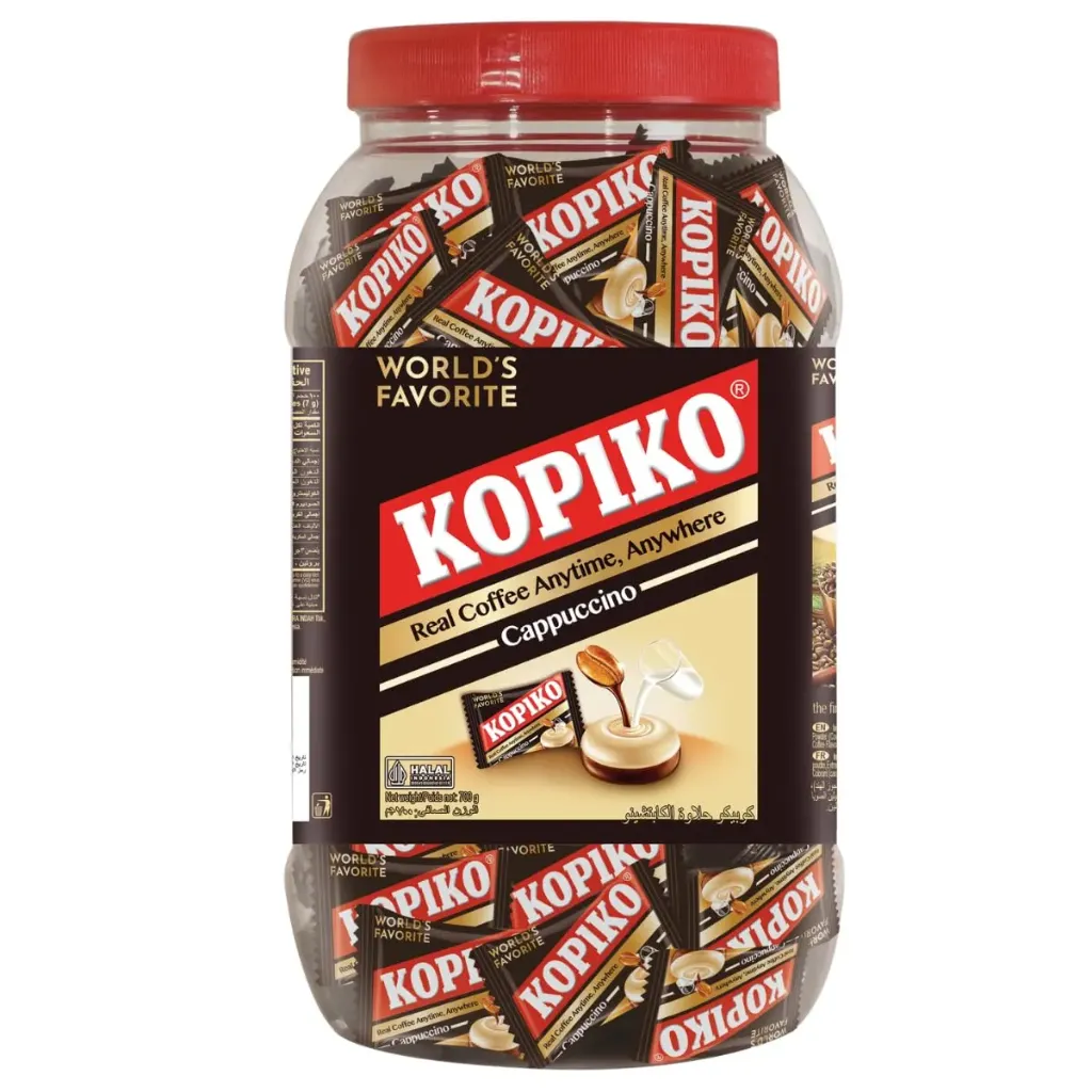 Kopiko Cappuccino Flavored Candy 700g - كوبيكو حلوى بنكهة الكابتشينو 700جرام
