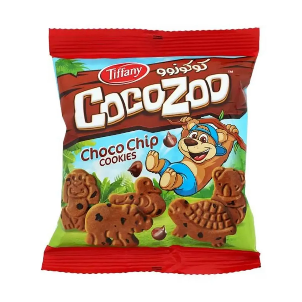 COCOZOO CHOCO CHIPS COOKIES 12 PCS - كوكوزوو كوكيز بقطع الشوكولاتة بوكس 12  حبة