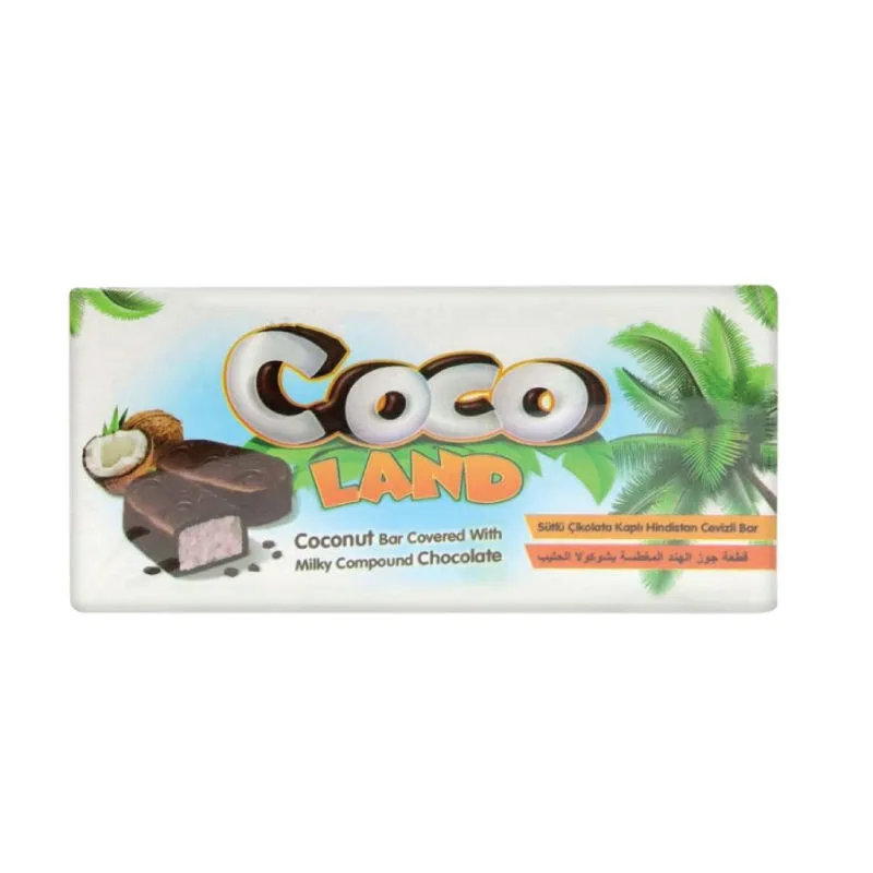 COCO LAND COCONUT CHOCOLATE 12 G - كوكولاند شوكولاتة جوز الهند 12  جم
