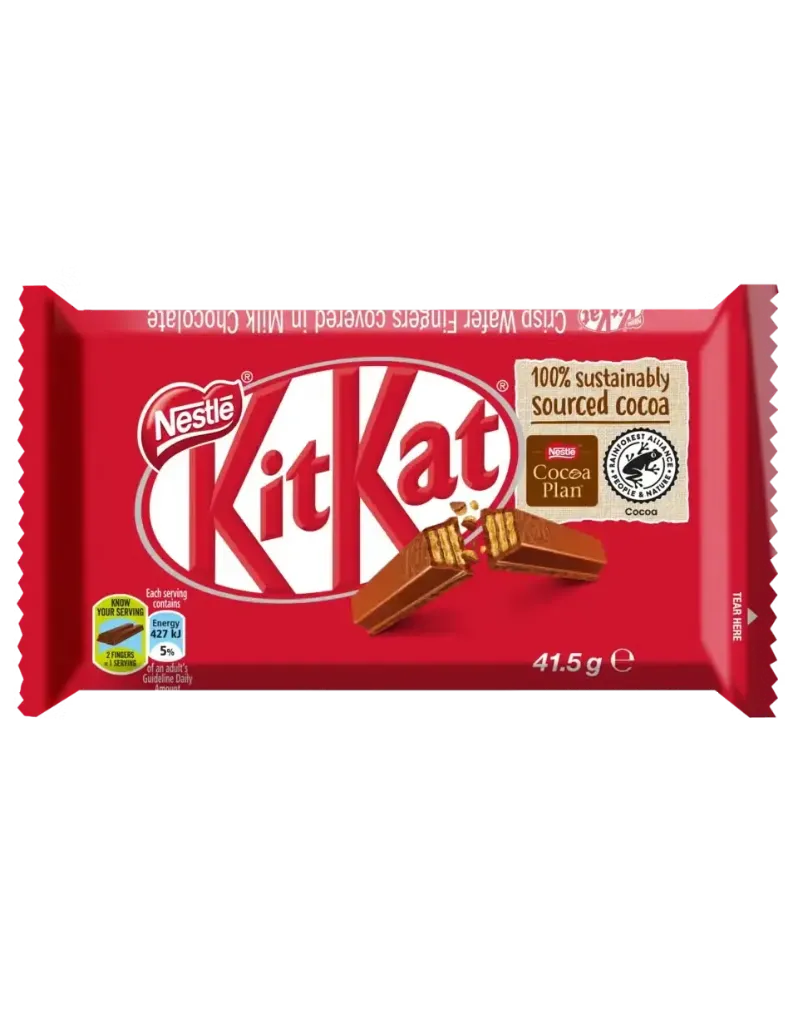 KITKAT 4 FINGER 12*24* 41.5G - كيت كات 4  اصابع 12*24*41.5  جم