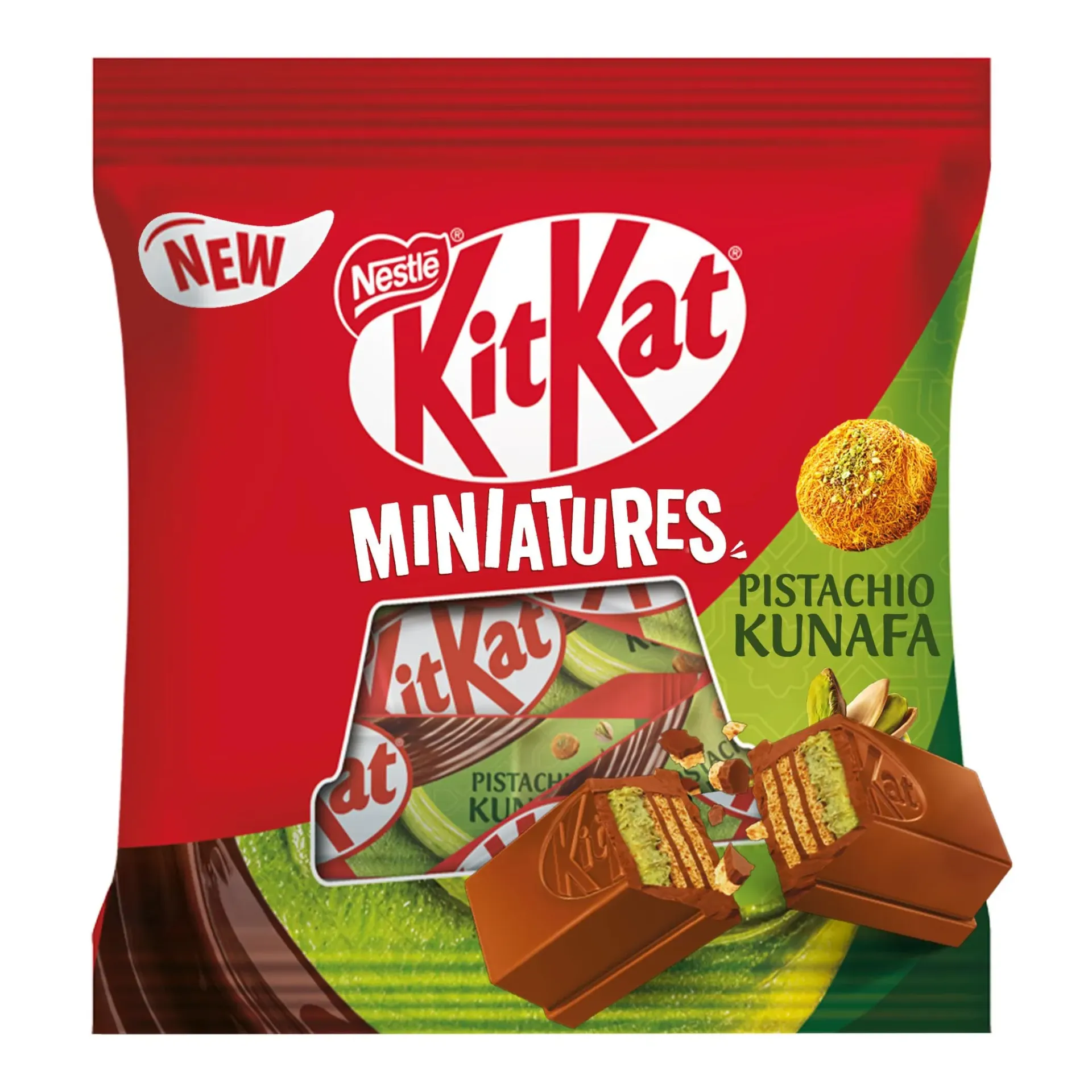 KITKAT PISTACHIO KUNAFA 96.3 G - كيت كات بيستاشيو كنافة 96.3 جرام