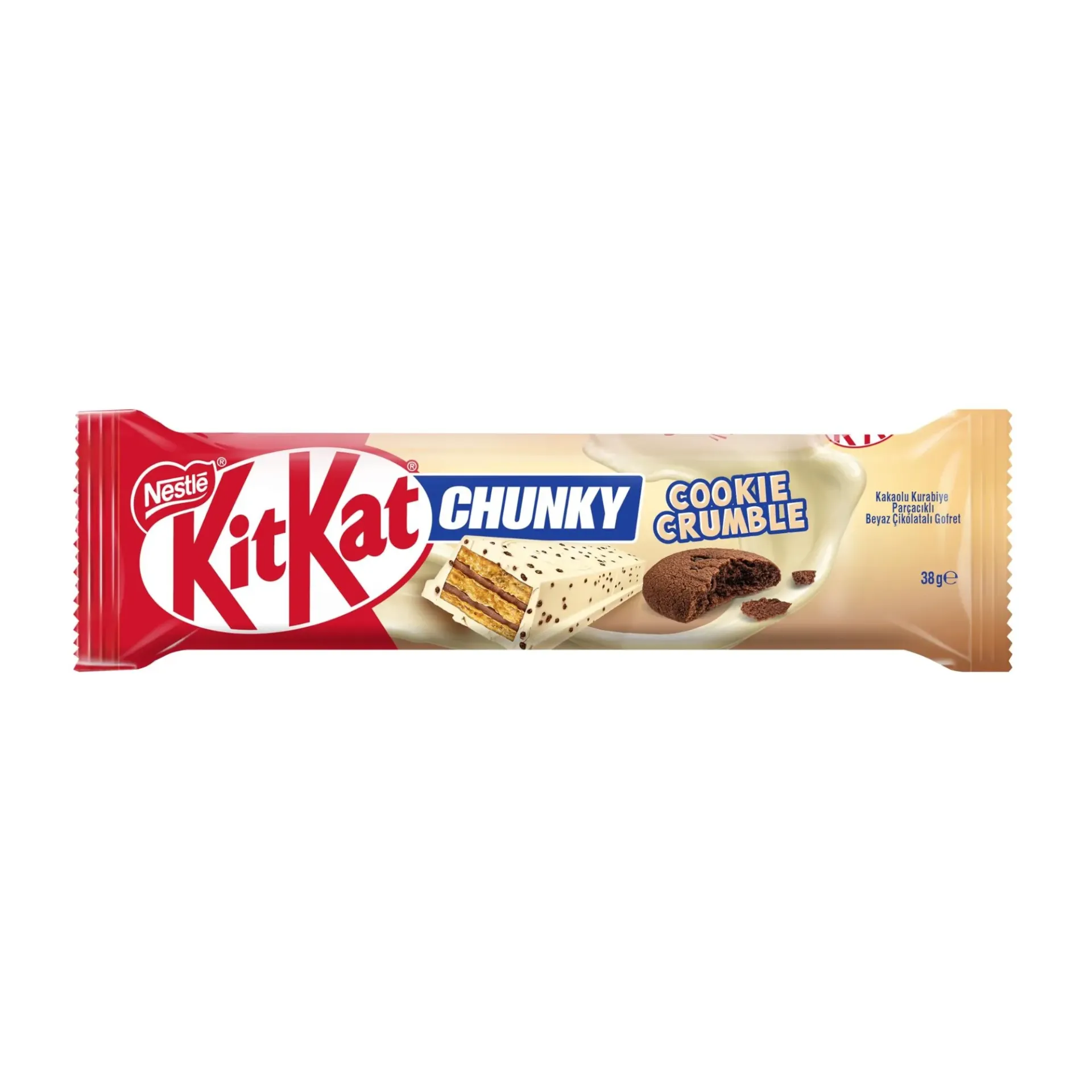 KITKAT CHUNKY COOKIES CRUMBLE 38G - كيت كات شونكي كوكيز 38جم