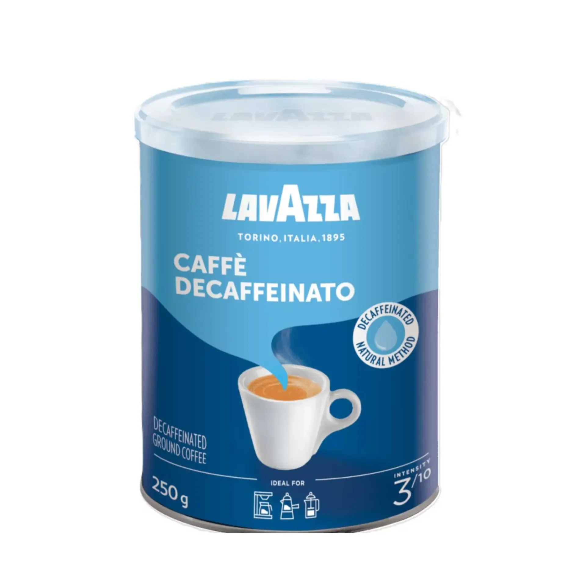 LAVAZZA DECAF COFFEE 250 G - لافازا قهوة ديكاف عبوة 250 جم
