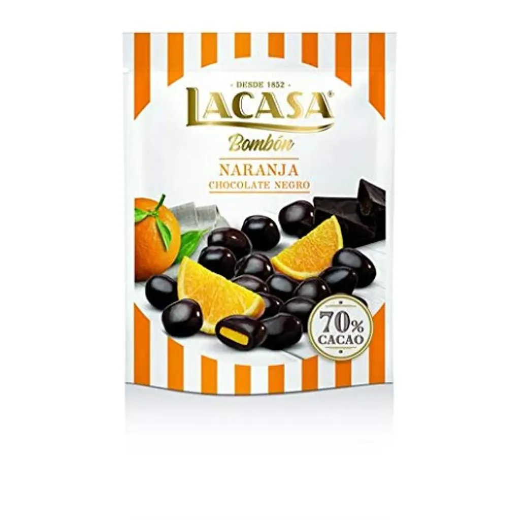LACASA HAZELNUT COVERED WITH DARK CHOCOLATE 125G - لاكازا بندق مغطى بالشيكولاتة الداكنة 125  جم