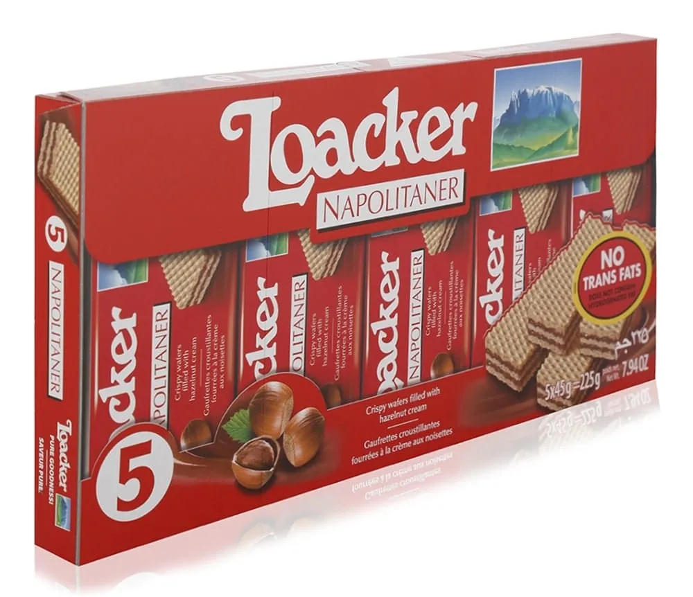 LOACKER NAPOLITANER WAFER 225 G - لوكر ويفر نابوليتنير 225  جم