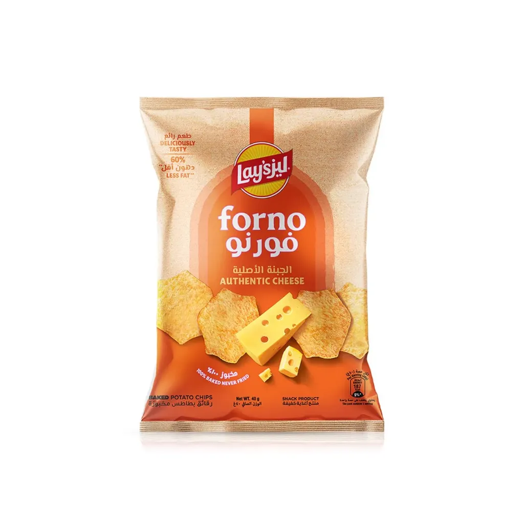 LAY'S FORNO AUTHENTIC CHEESE 40G - ليز فورنو جبنة اصلية 40جم