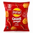 LAY'S CRISPIS CHILI 12G*21*5 - ليز كريسبيس فلفل حار 12 جم*21*5