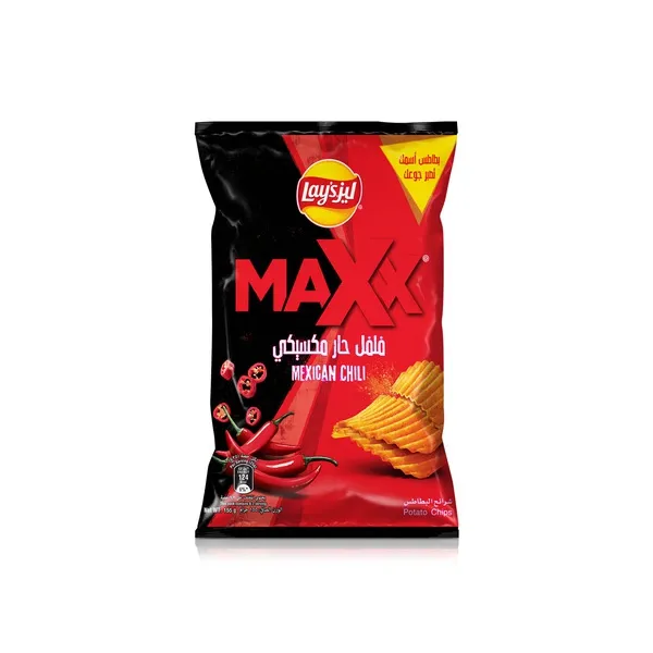 LAY'S MAX MEXICAN CHILLI 160G - ليز ماكس فلفل حار مكسيكى160جم