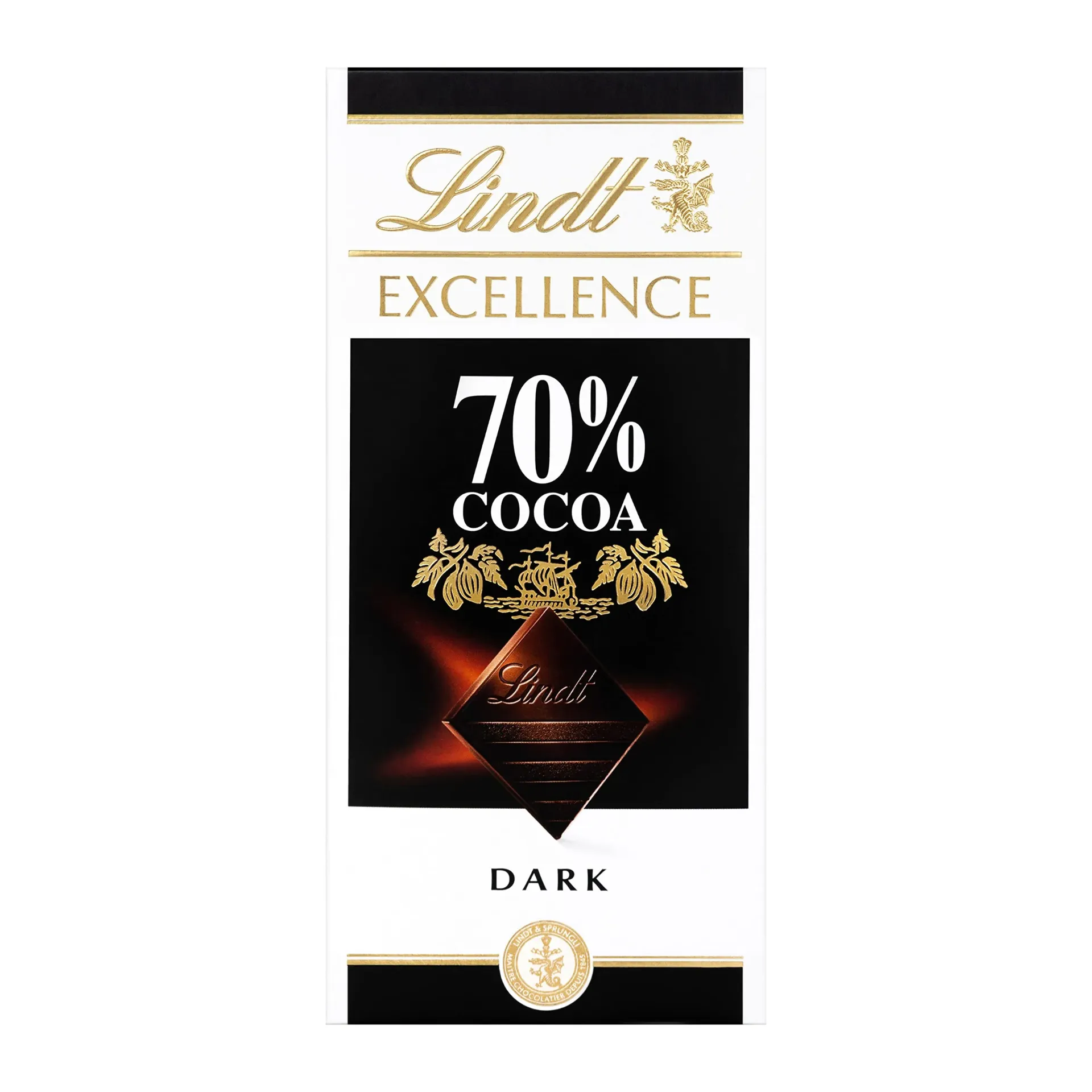 LINDT EXCELLENCE 70% 100 G - ليندت اكسلانس شوكولاتة 70% 100جم