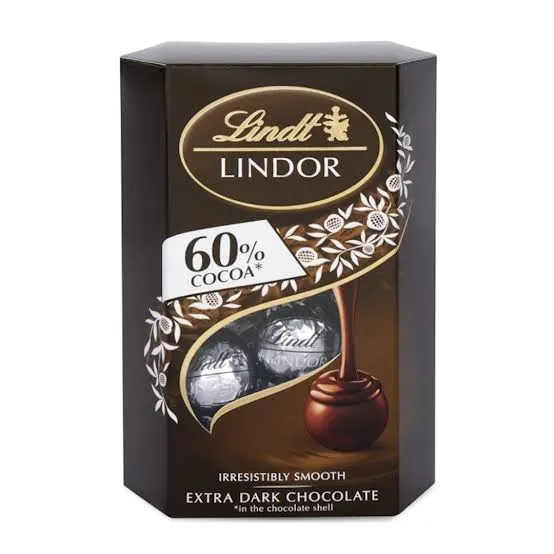 LINDT DARK CHOCOLATE 60% 200G - ليندت شوكلاتة دارك 60% 200جم