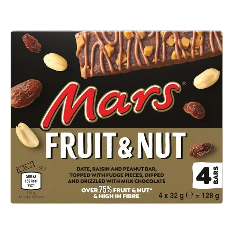 MARS FRUIT &NUT 128 G - مارس فواكة ومكسرات 128جم