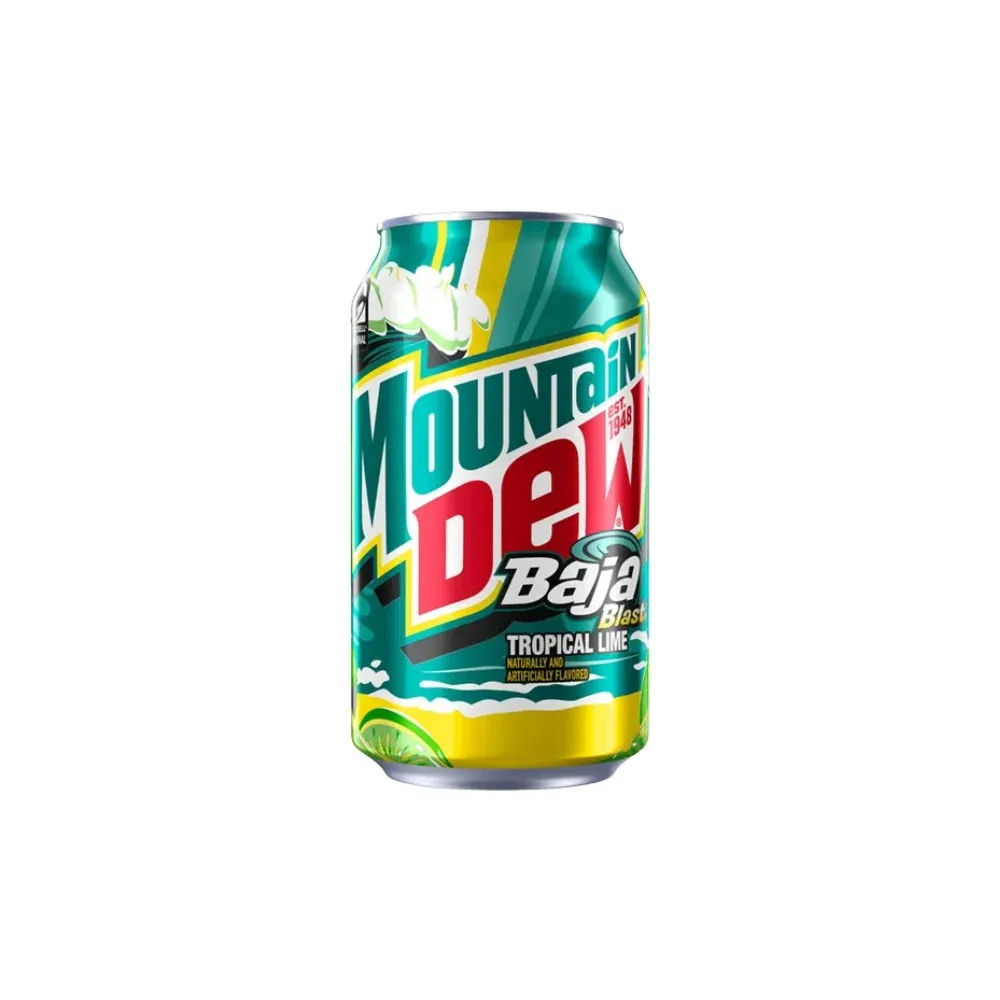 MOUNTAIN DEW BAJA BLAST CAN 355 ML - ماونتن ديو باجا بلاست كان 355 مل