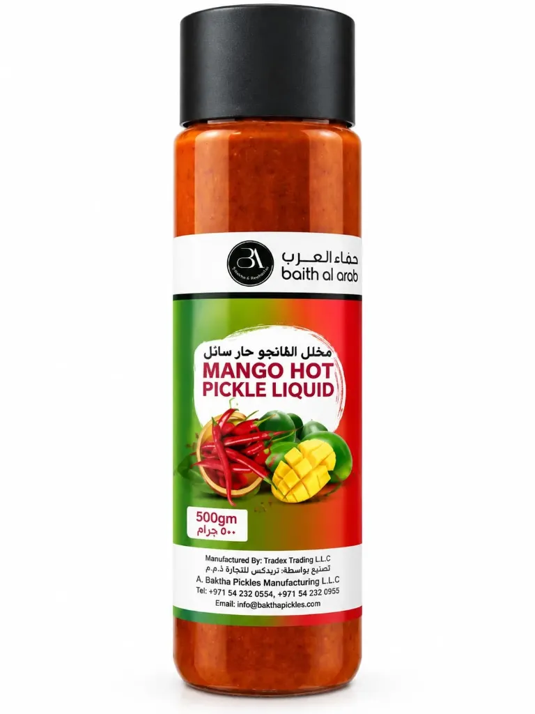 MANGO HOT PIKLE LIQUID 500G - مخلل المانجو حار سائل 500  جرام