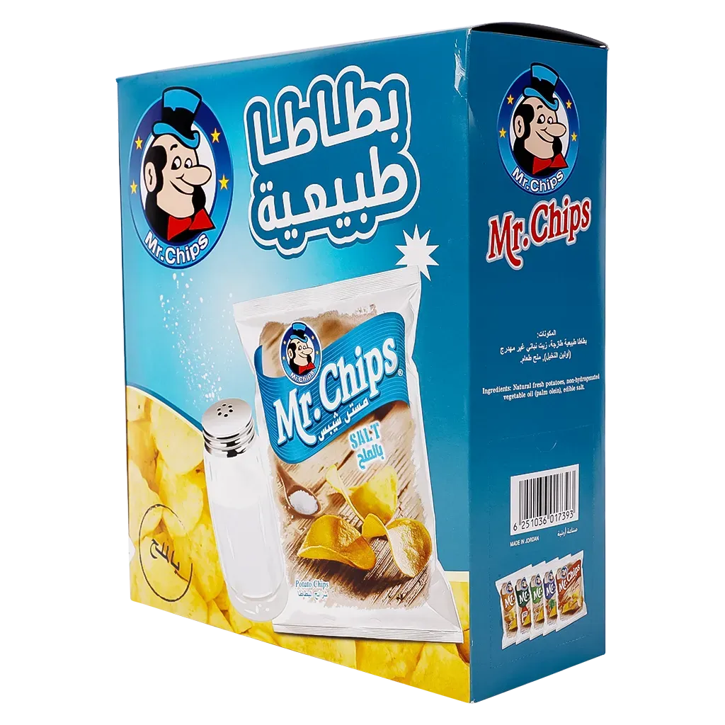 MR CHIPS SALT 21G - مستر شيبس بالملح 21جم