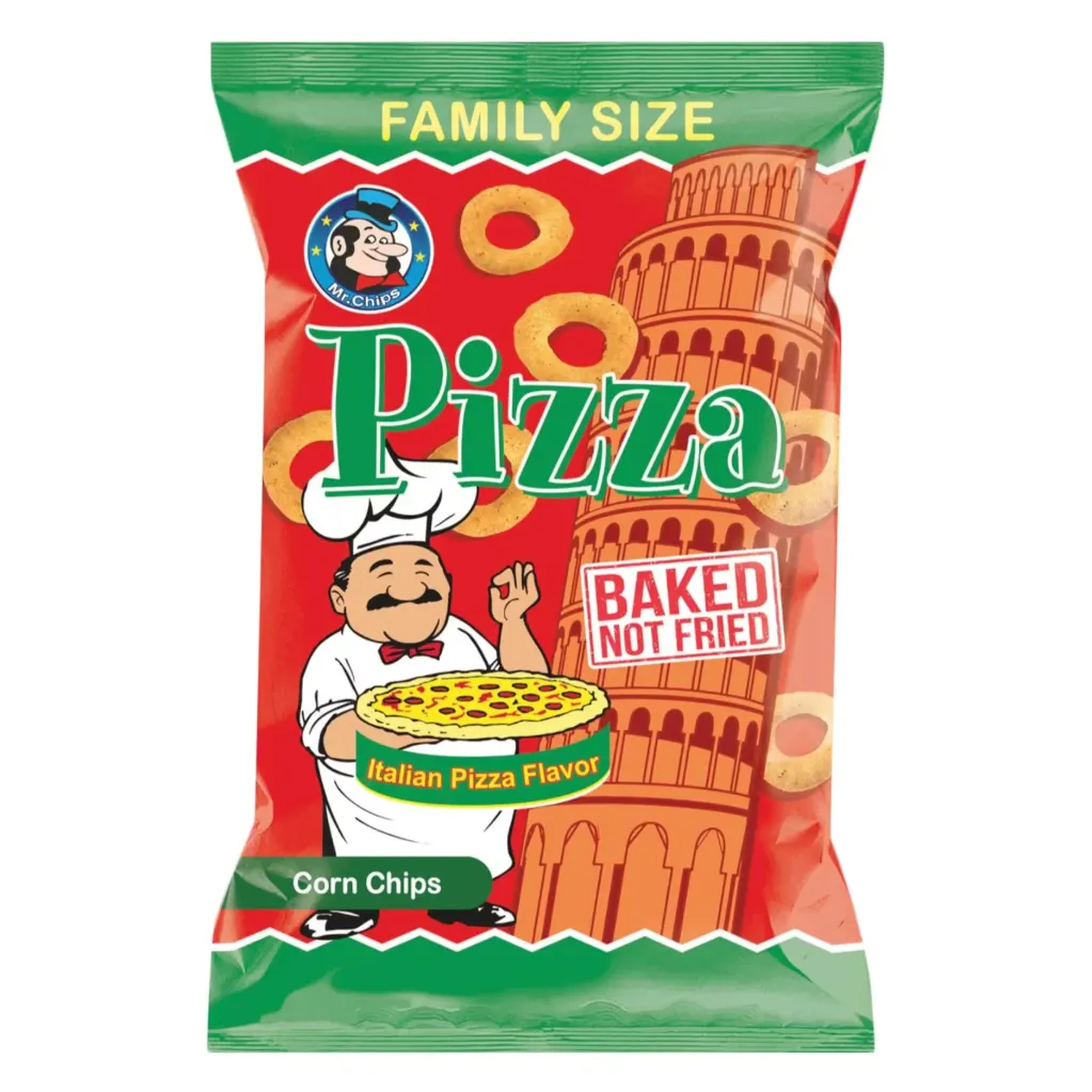 MR CHIPS PIZZA 90G - مستر شيبس بيتزا 90  جم